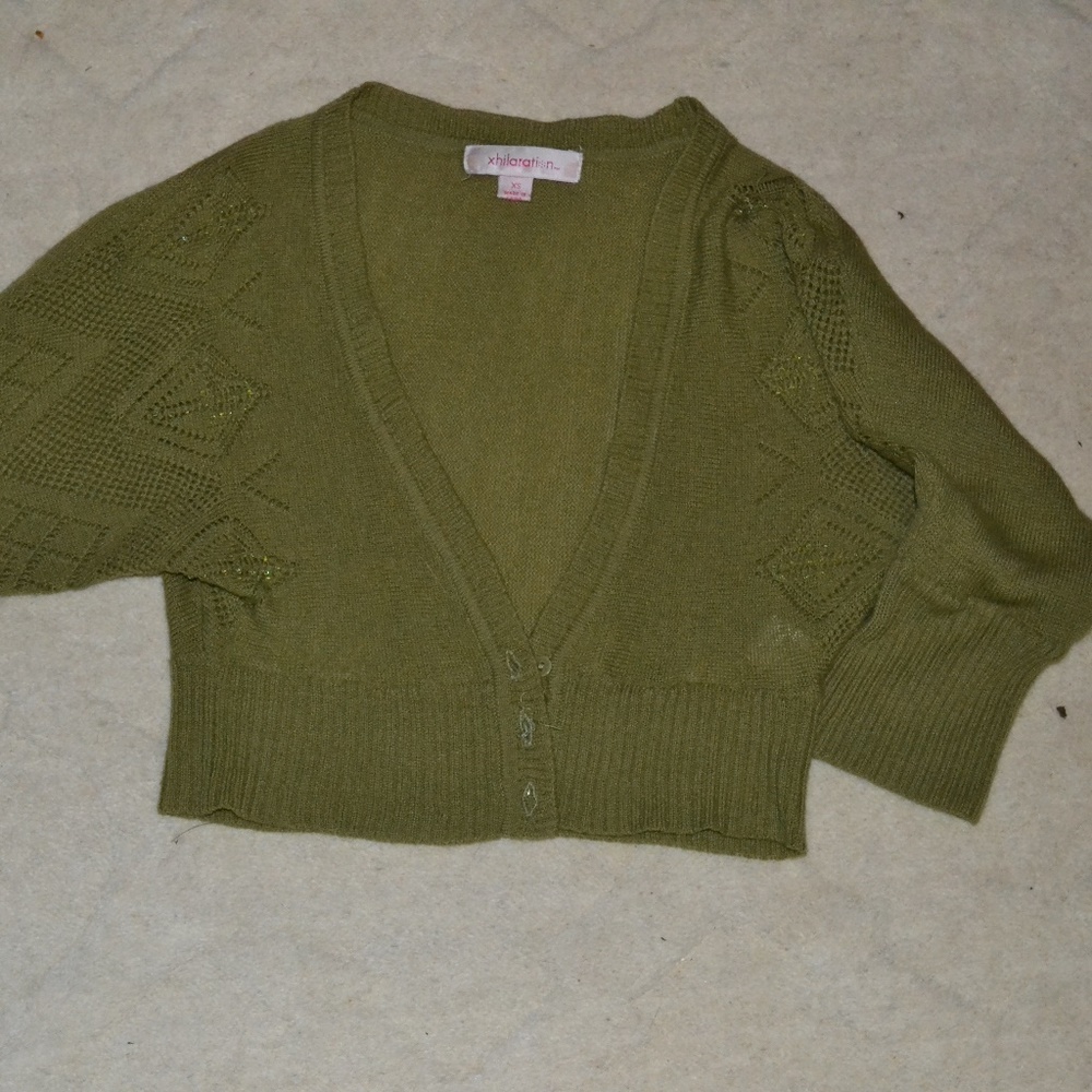 Xhilaration Crop Cardigan
